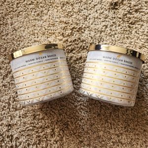 Set of 2 BBW 3-Wick Candle - Warm Ocean Breeze